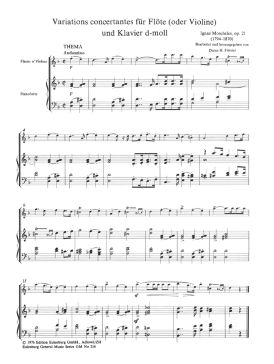 Variations concertantes Flute scores gallery preview page 2