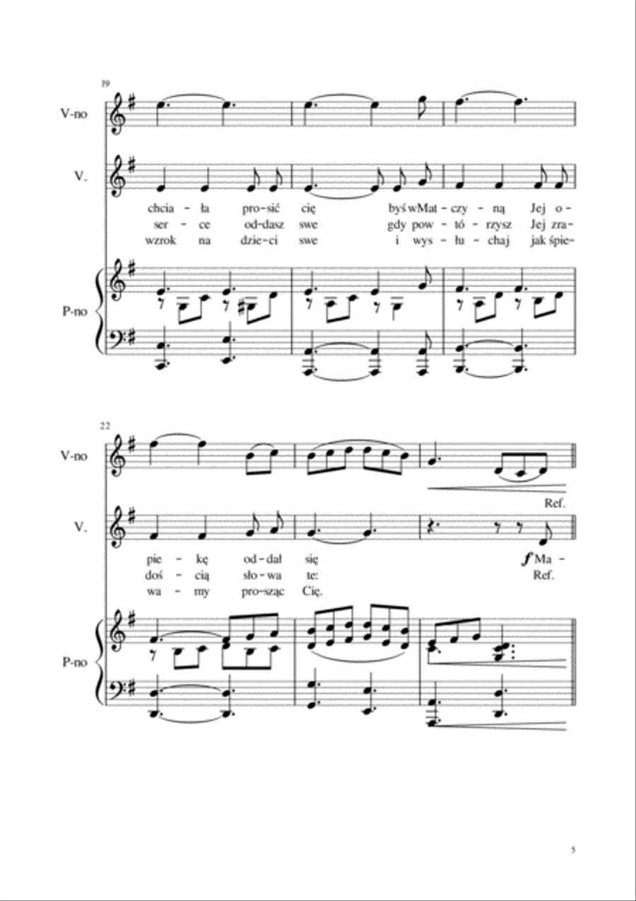 Black Madonna ( Czarna Madonna) from Jasna Góra Voice scores gallery preview page 5