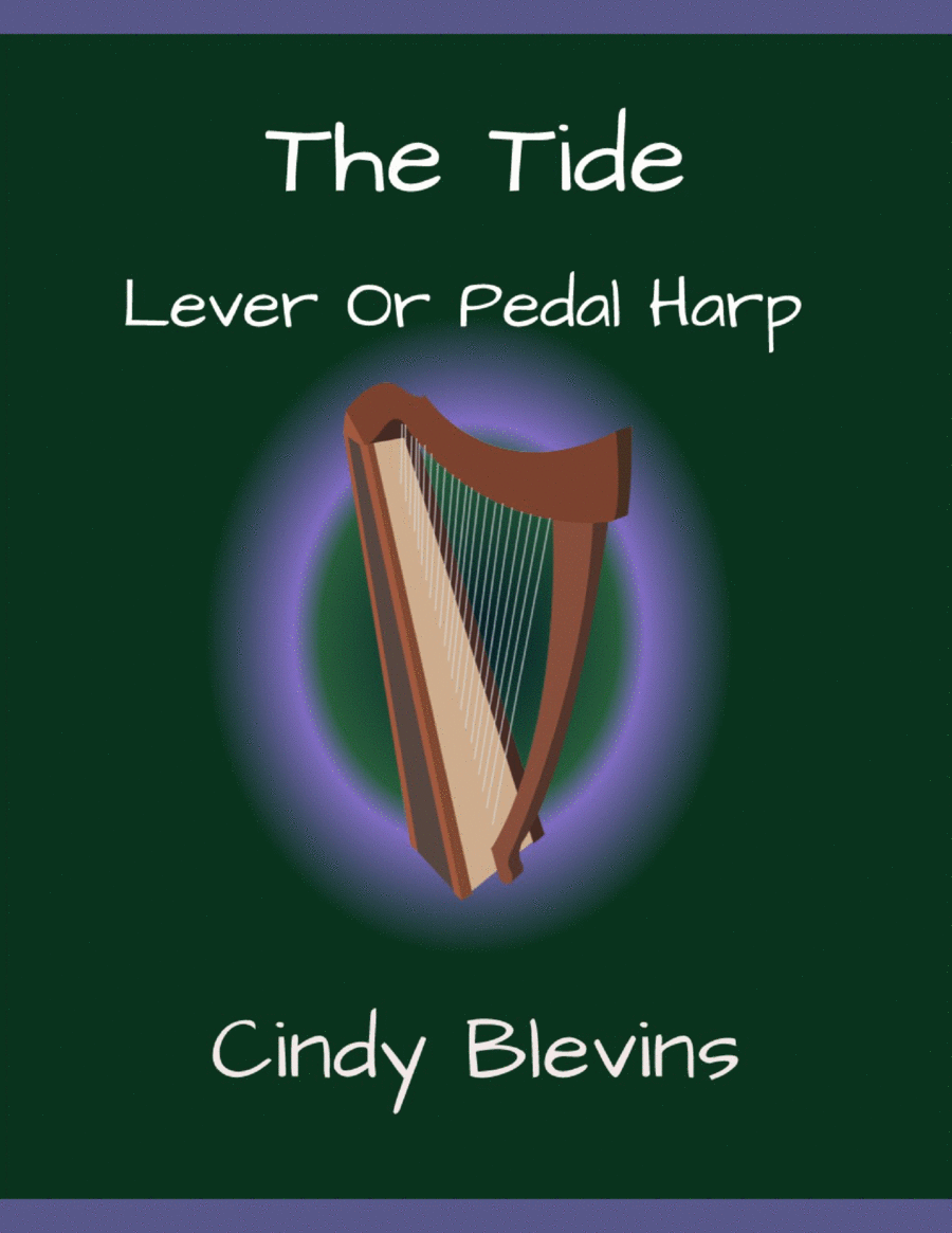 The Tide, original solo for Lever or Pedal Harp Pedal Harp scores gallery preview page 1