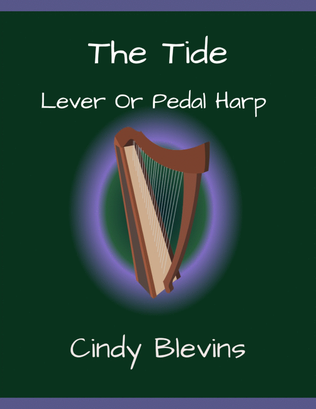 Book cover for The Tide, original solo for Lever or Pedal Harp