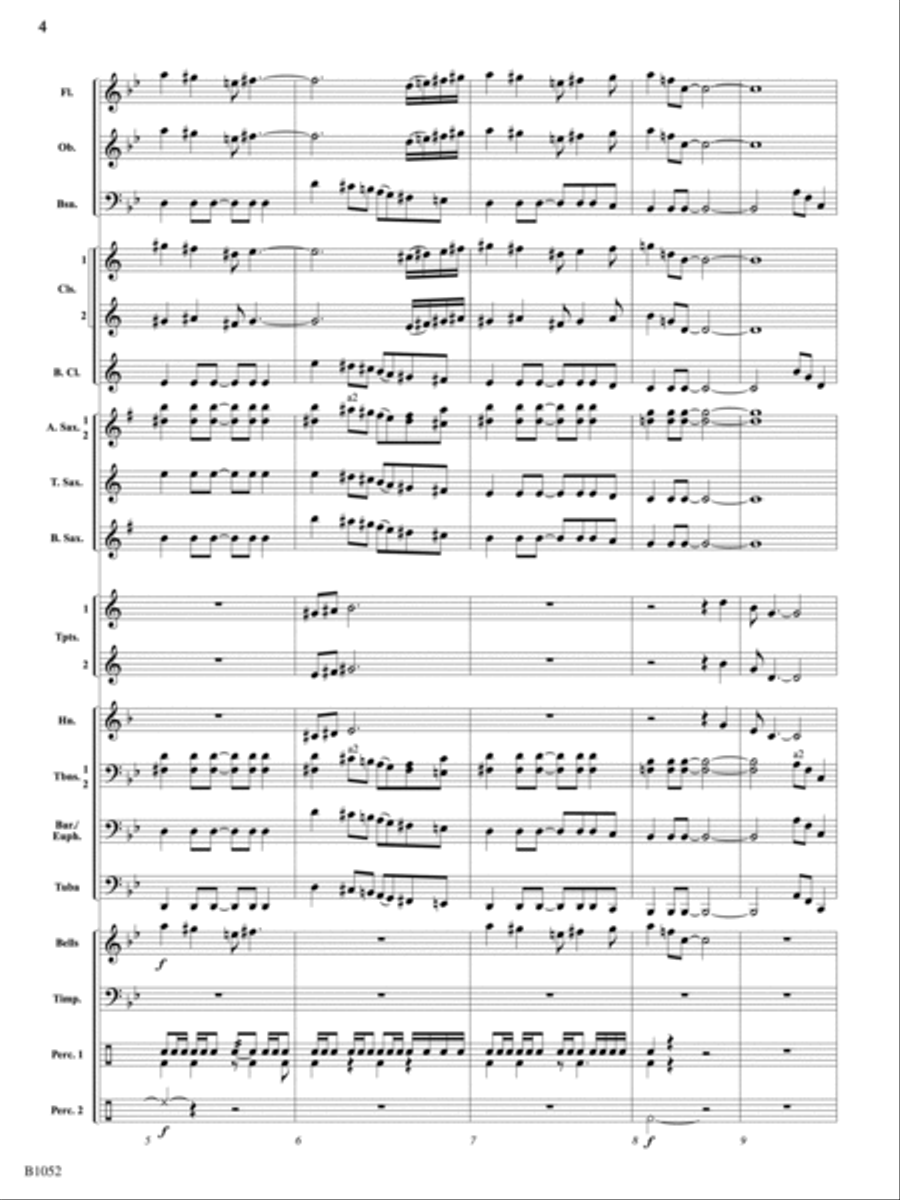 Blue Ridge Impressions: Score Concert Band scores gallery preview page 4