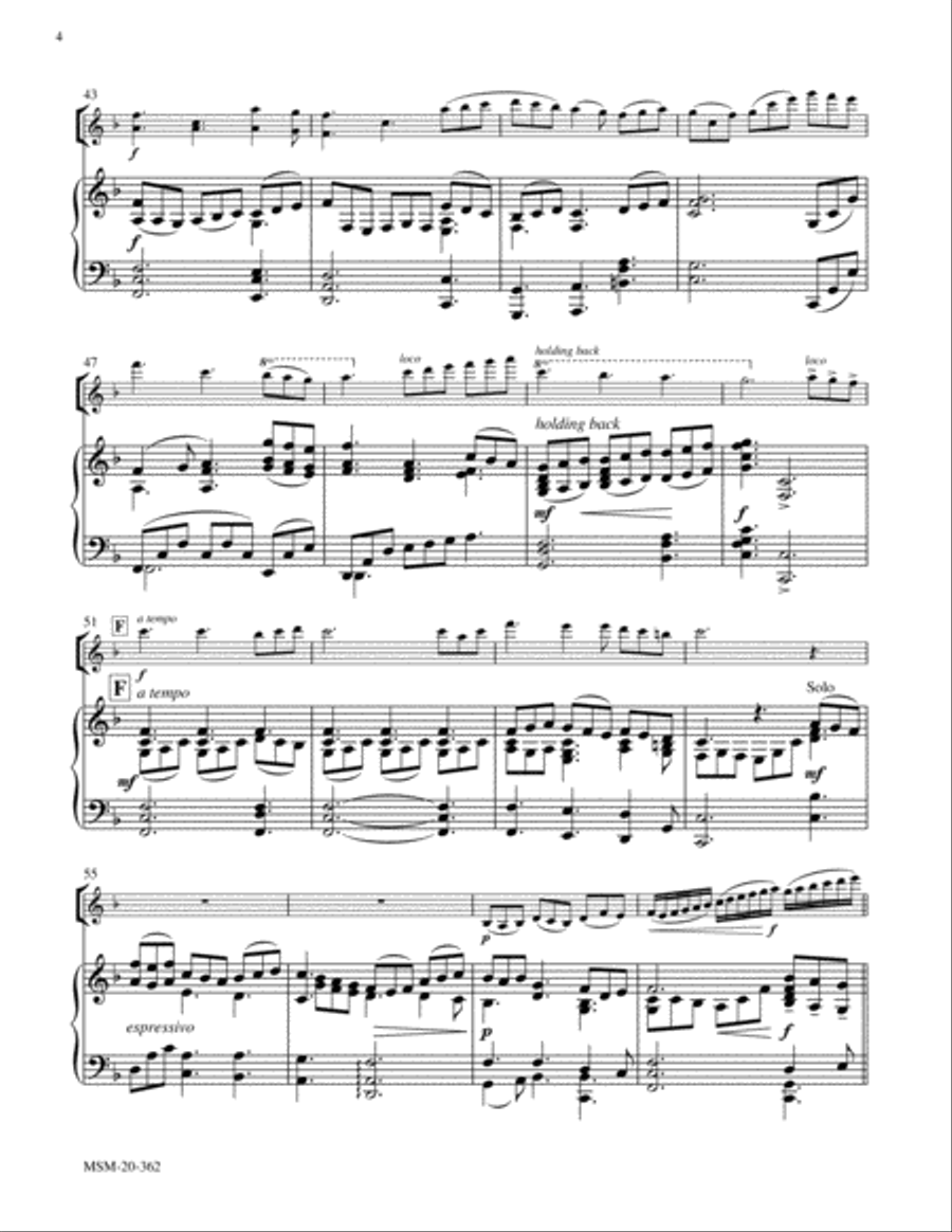 Blessed Assurance Violin Solo scores gallery preview page 4