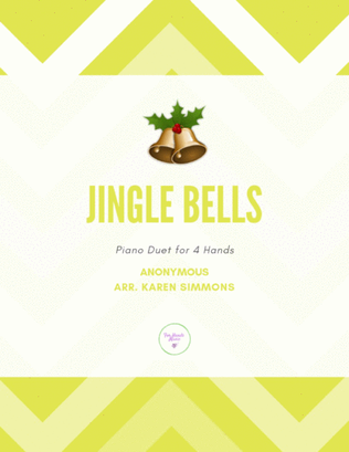 Book cover for Jingle Bells (Piano Duet, Four Hands)