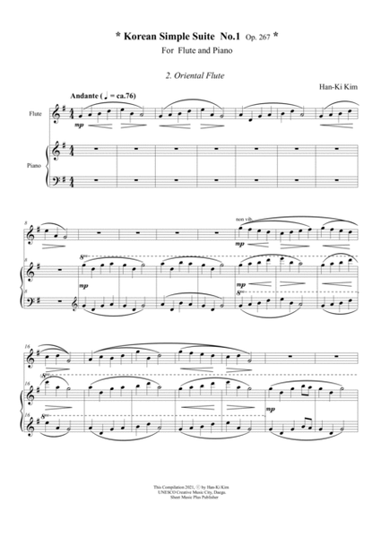 Korean Simple Suite No.1 (For Flute and Piano) image number null