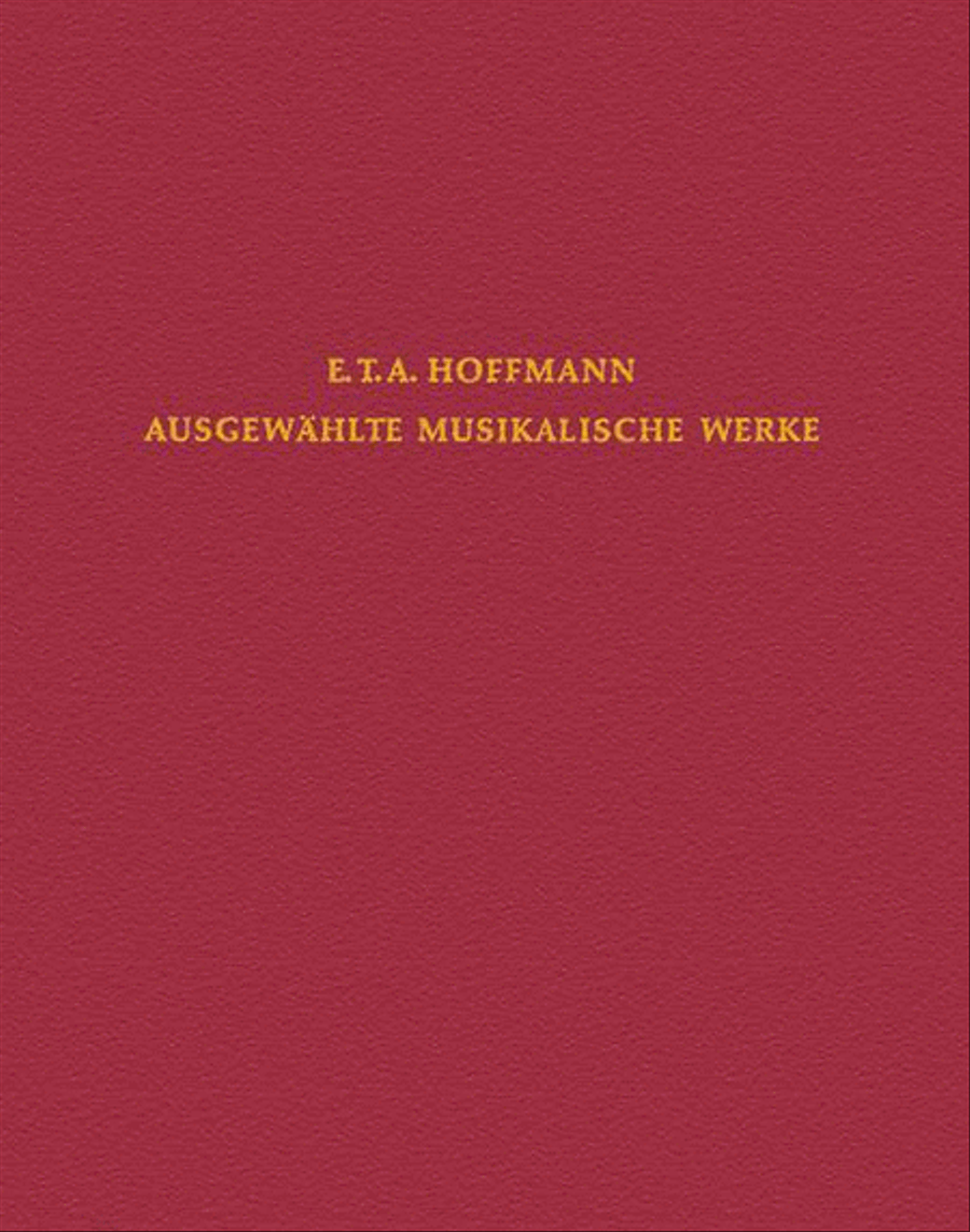 Hoffmann Ausgewaehlte Musikali Score scores gallery preview page 1