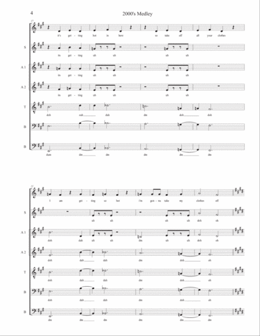 Hot In Herre Divisi scores gallery preview page 4