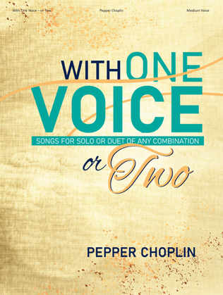 With One Voice – or Two