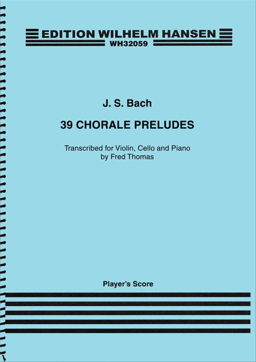 39 Chorale Preludes Piano Trio scores gallery preview page 1
