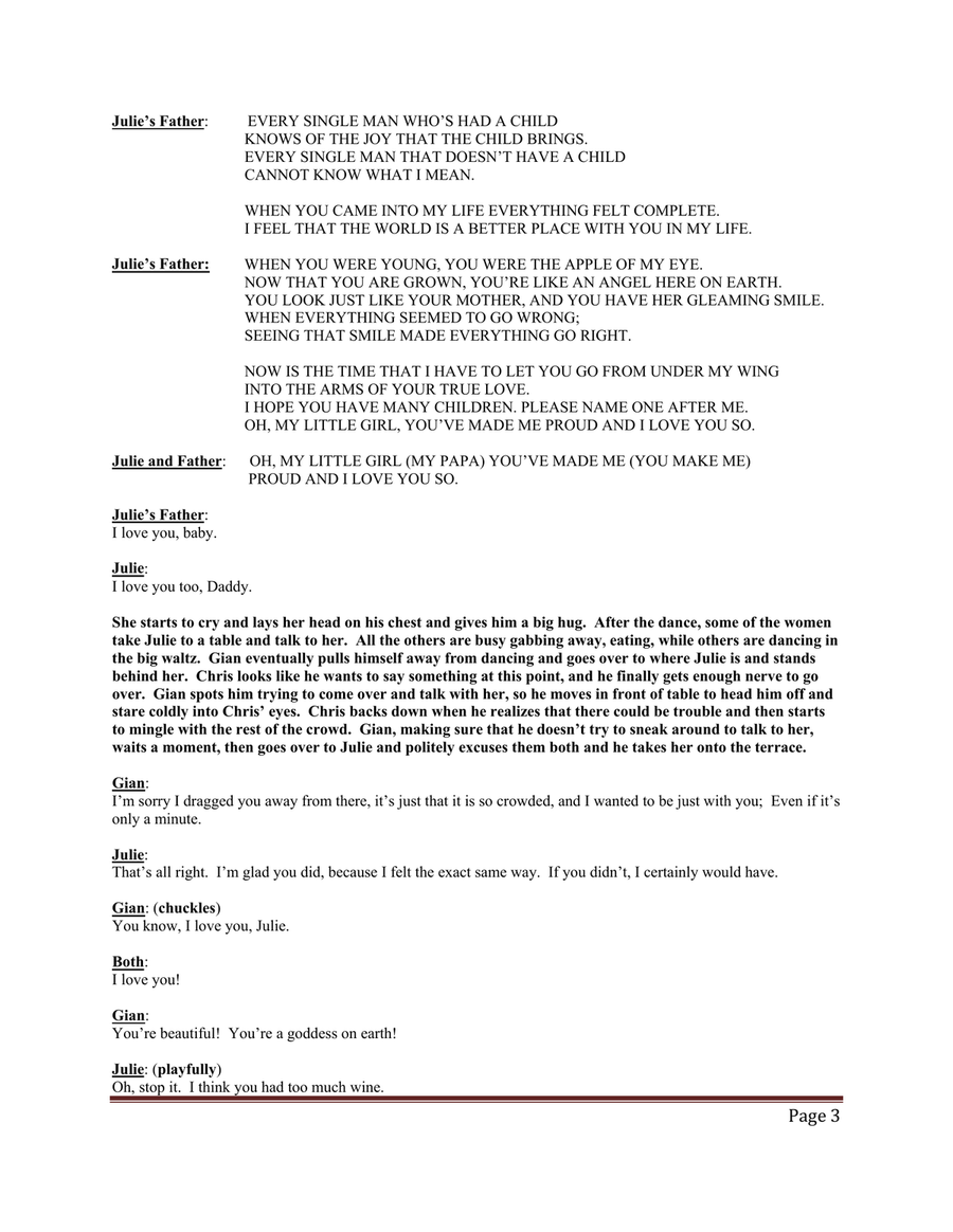 Rage Of Love (A Wedding Musical) 4-Part scores gallery preview page 4