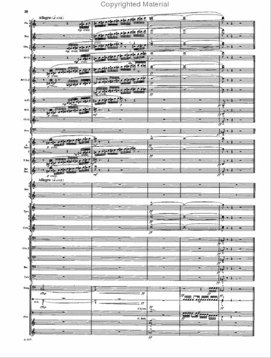 Day of the Shofar Concert Band scores gallery preview page 28