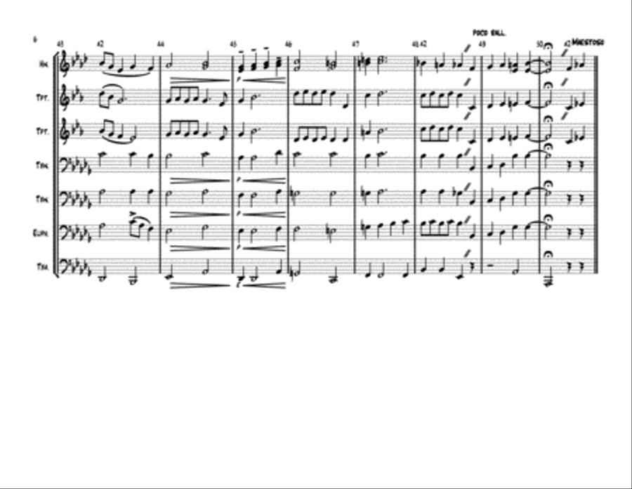 Pure Imagination Brass Ensemble scores gallery preview page 6