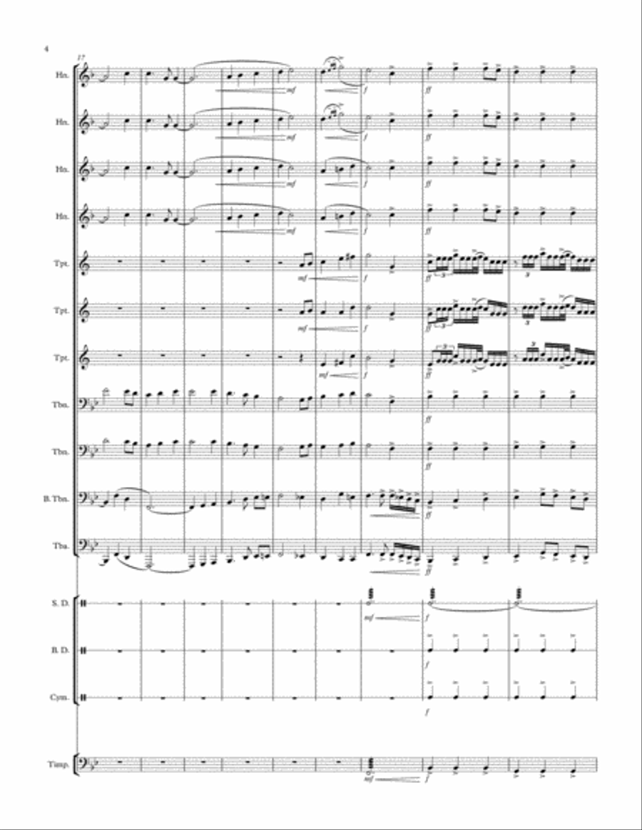 The Star Spangled Banner The Star Spangled Banner Jazz Ensemble scores gallery preview page 4
