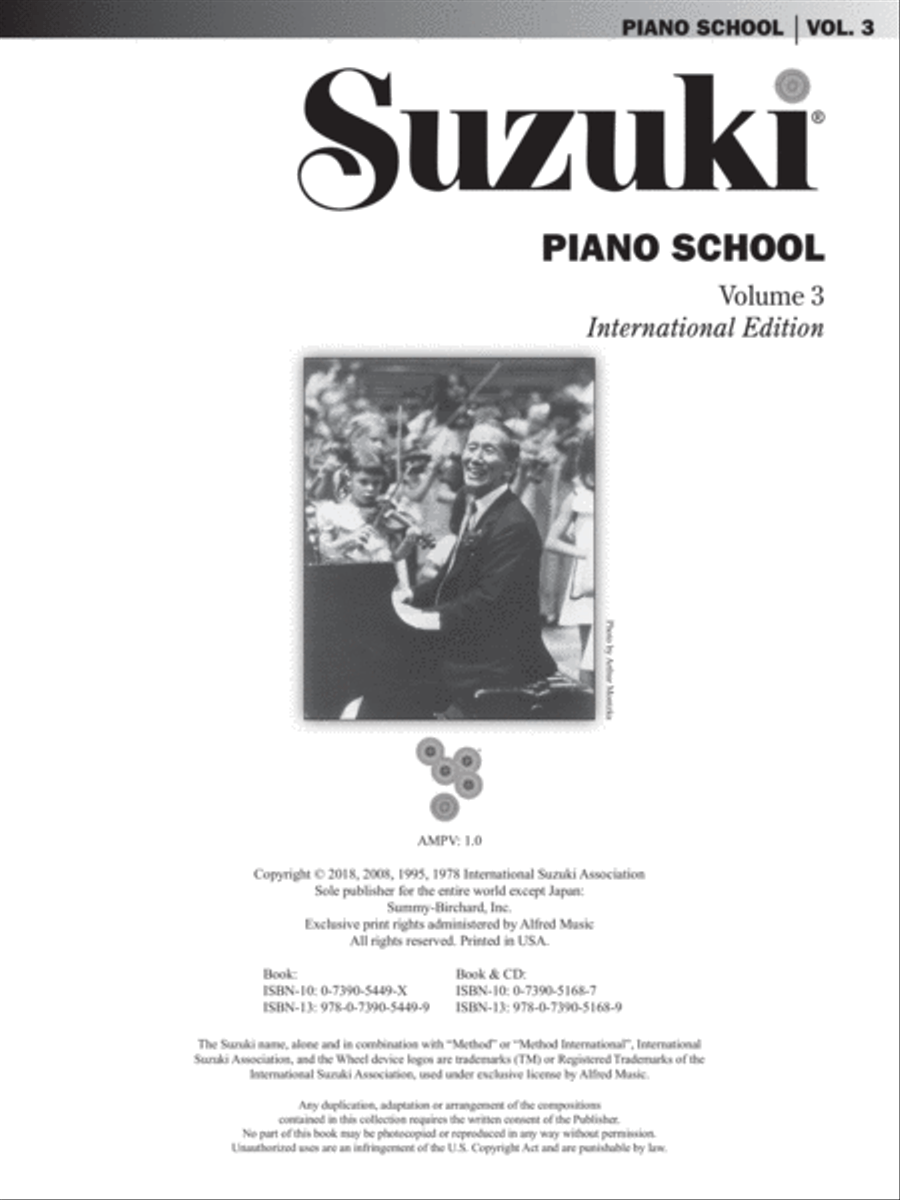 Suzuki Piano School, Volume 3 Piano Method scores gallery preview page 2