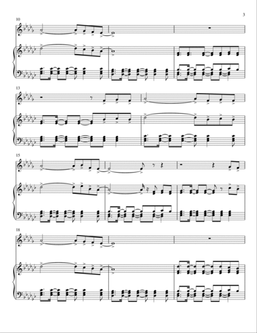 A Sky Full Of Stars Small Ensemble scores gallery preview page 3
