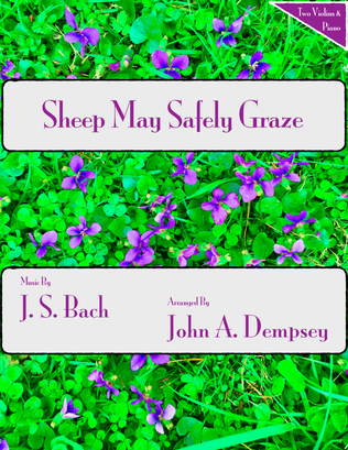Sheep May Safely Graze (Bach): Trio for Two Violins and Piano