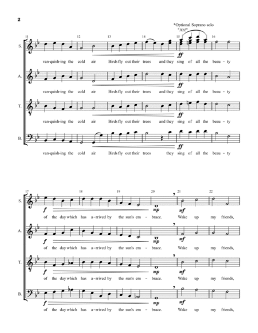 A New Day 4-Part scores gallery preview page 2
