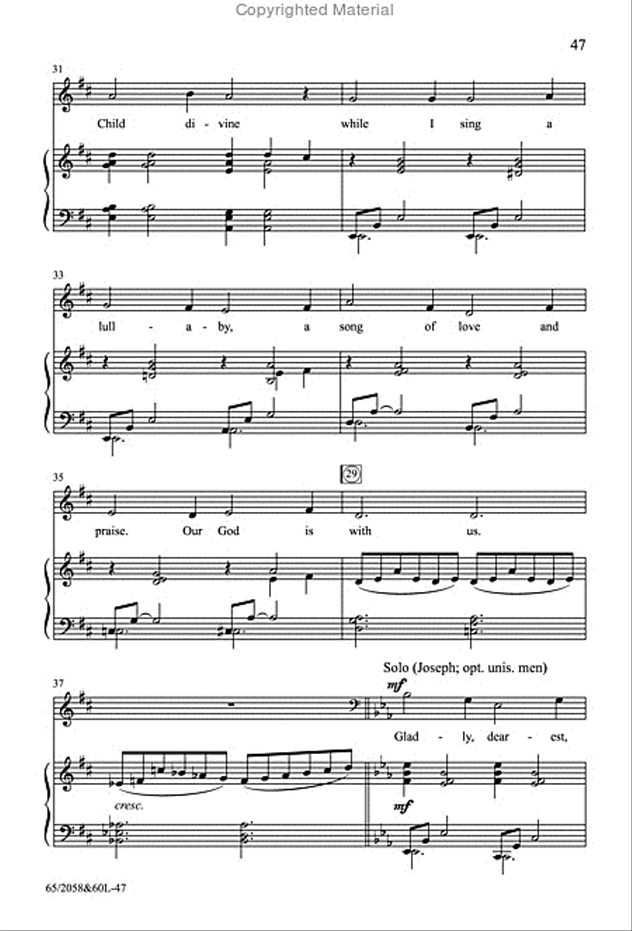 The Christmas Story - SATB Score with Performance CD 4-Part scores gallery preview page 27