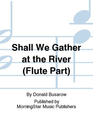 Book cover for Shall We Gather at the River (Flute Part)
