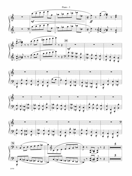 Frolicking Winds (from Symphonic Dance): Piano Accompaniment