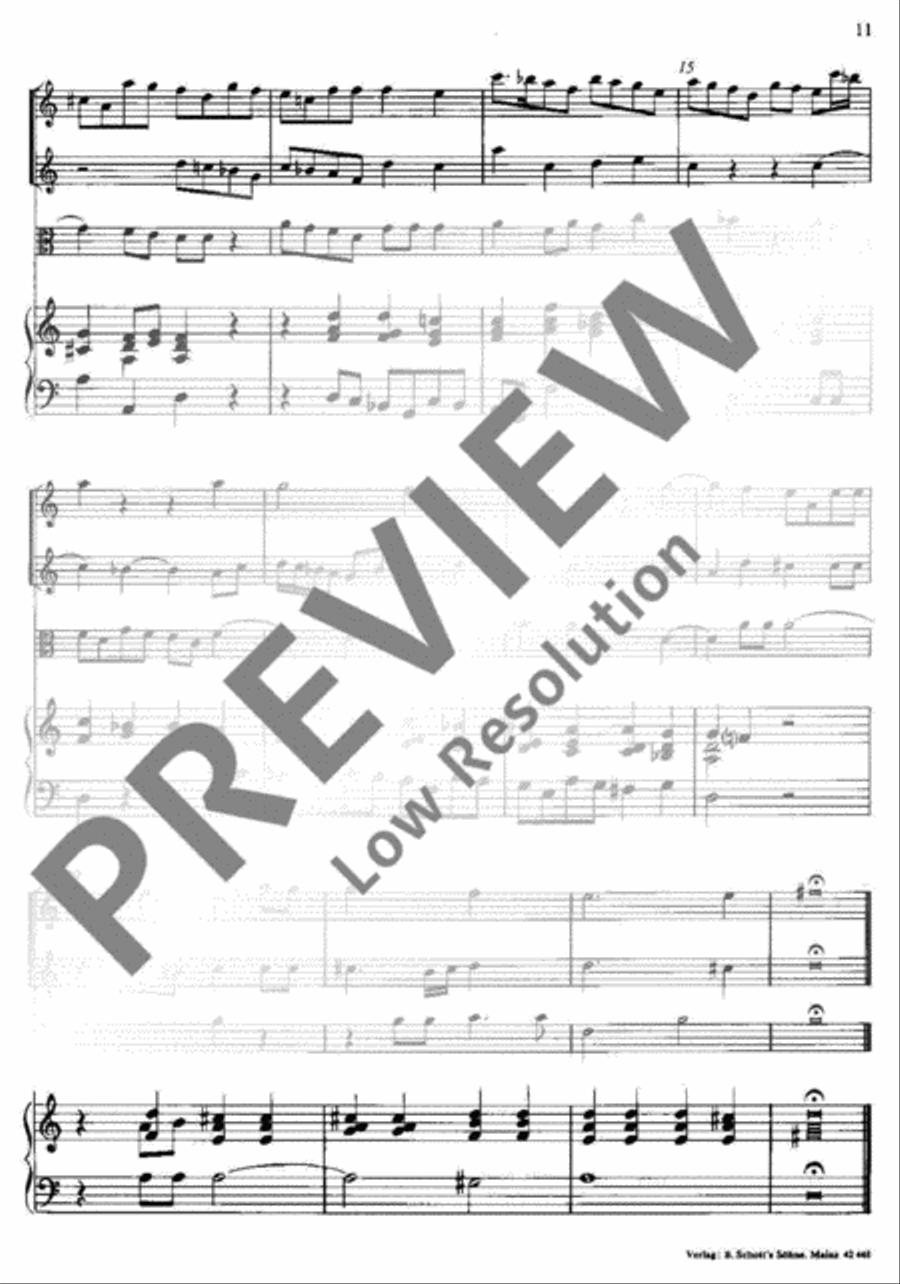 Concerto Madrigalesco Basso Continuo scores gallery preview page 12
