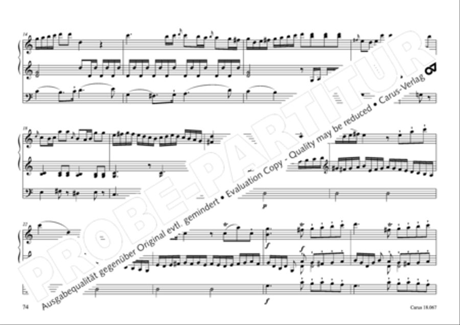 17 Church sonatas Organ Solo scores gallery preview page 75