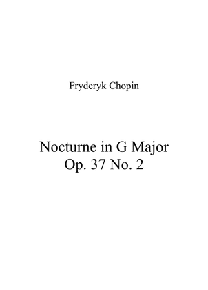 Book cover for Nocturne in G Major Op. 37 No. 2