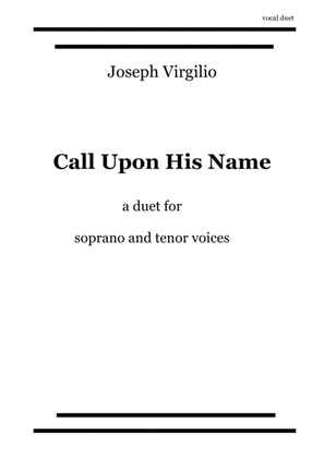 Call Upon His Name - Soprano & Tenor duet