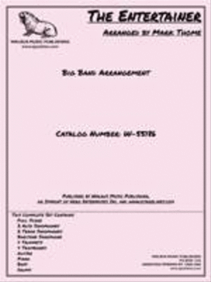 The Entertainer Cha Cha Big Band scores gallery preview page 1