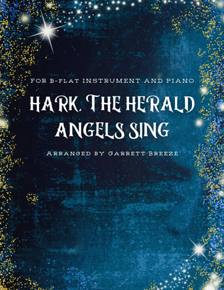 Book cover for Hark, the Herald Angels Sing (Solo Trumpet and Piano)
