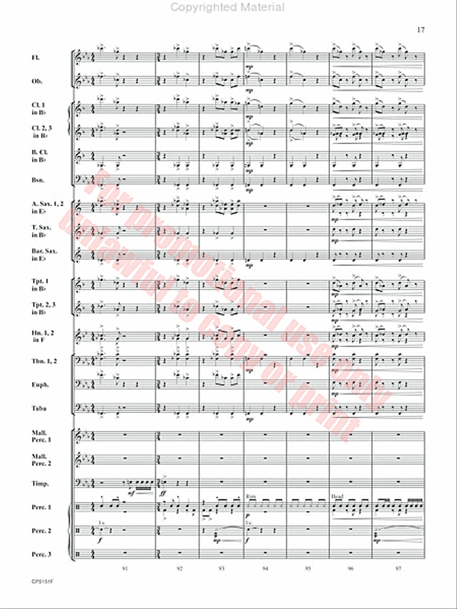 Jumpstart Concert Band scores gallery preview page 18