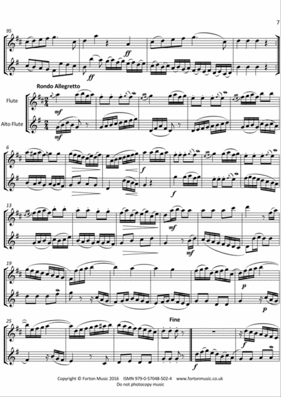 Duo Op. 5 No. 1 Duo Op. 5 No. 1 Flute scores gallery preview page 3