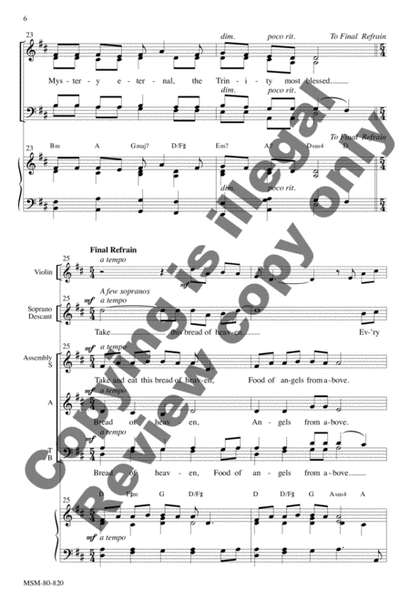 Take and Eat This Bread of Heaven (Choral Score)