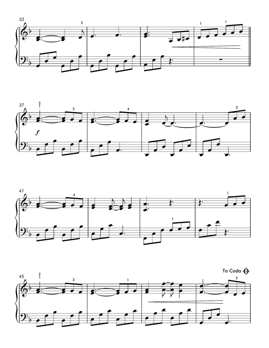 Breaking Free (Intermediate Showcase Solo) Piano Solo scores gallery preview page 4