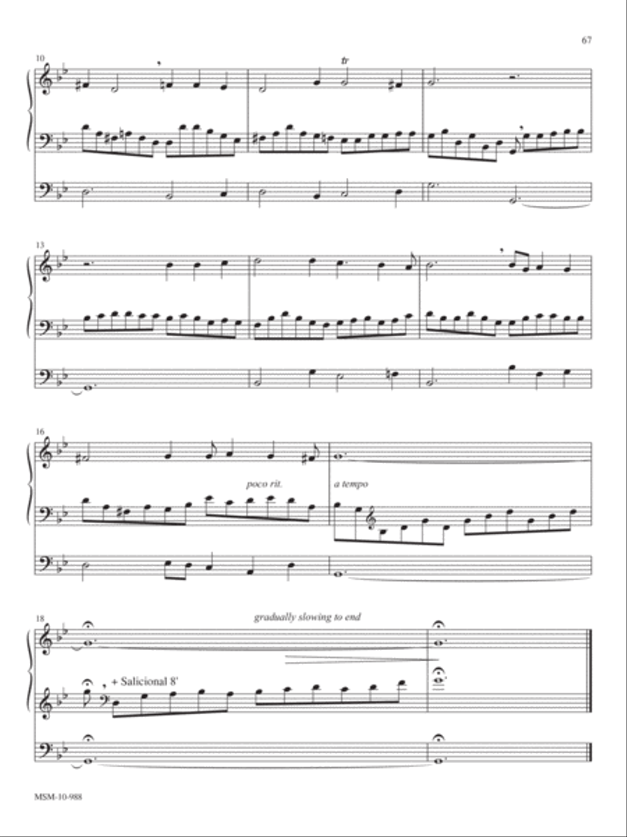 Wer nur den lieben Gott Organ scores gallery preview page 3