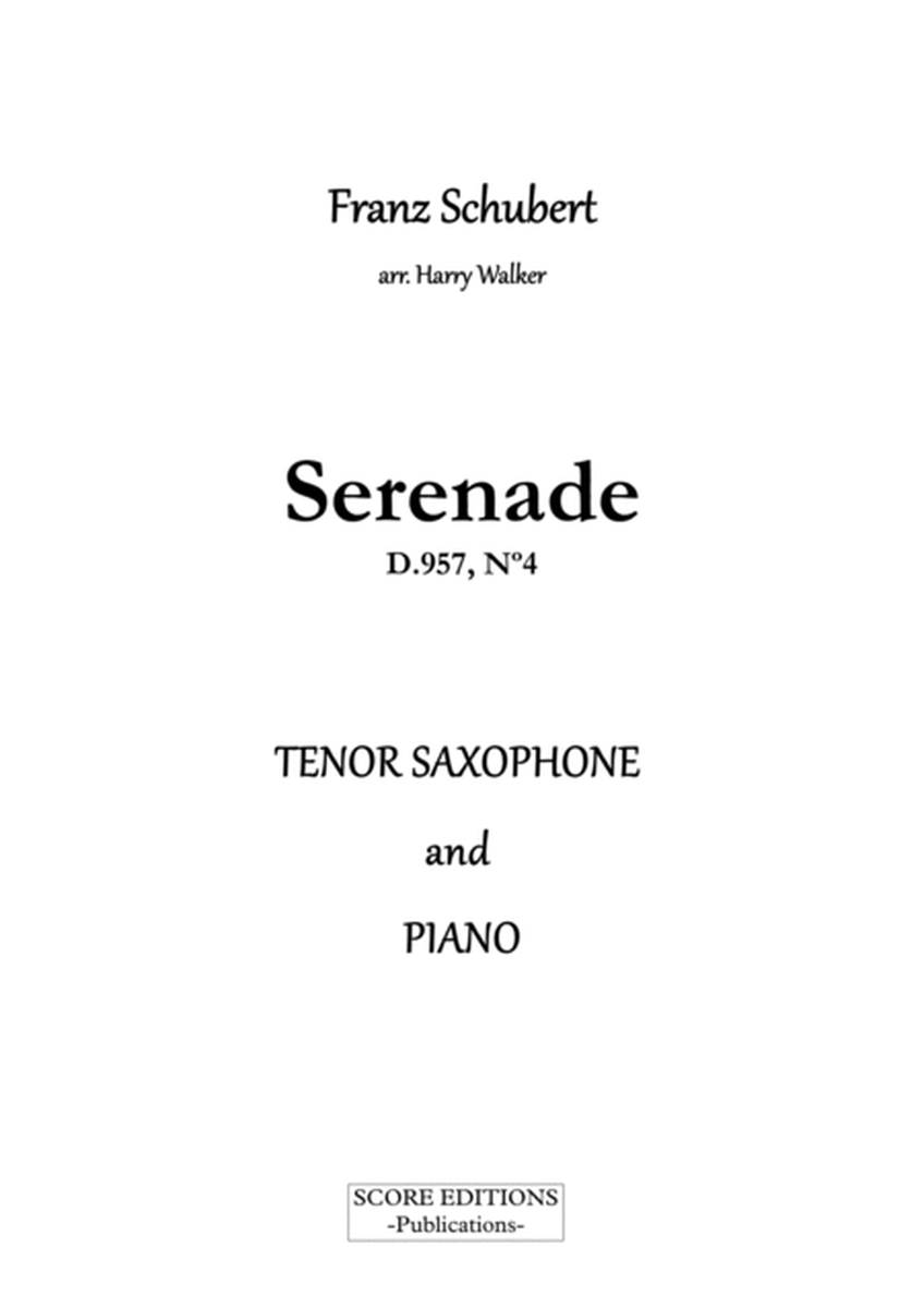 Shubert: Serenade for Tenor Saxophone and Piano image number null