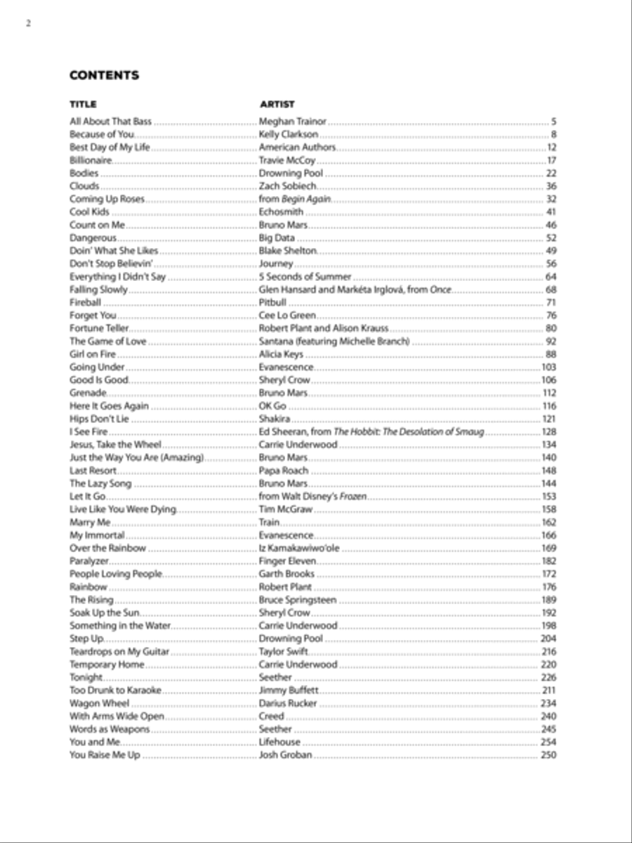 The Guitar Collection -- Rock and Pop Hits Electric Guitar scores gallery preview page 3