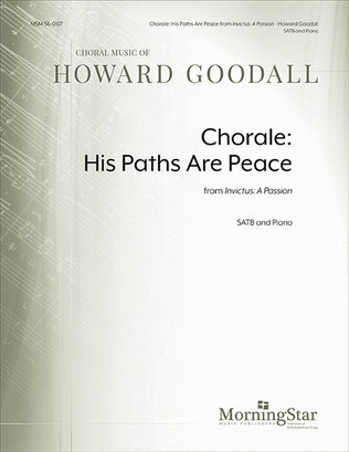 Book cover for Chorale: His Paths Are Peace from Invictus: A Passion