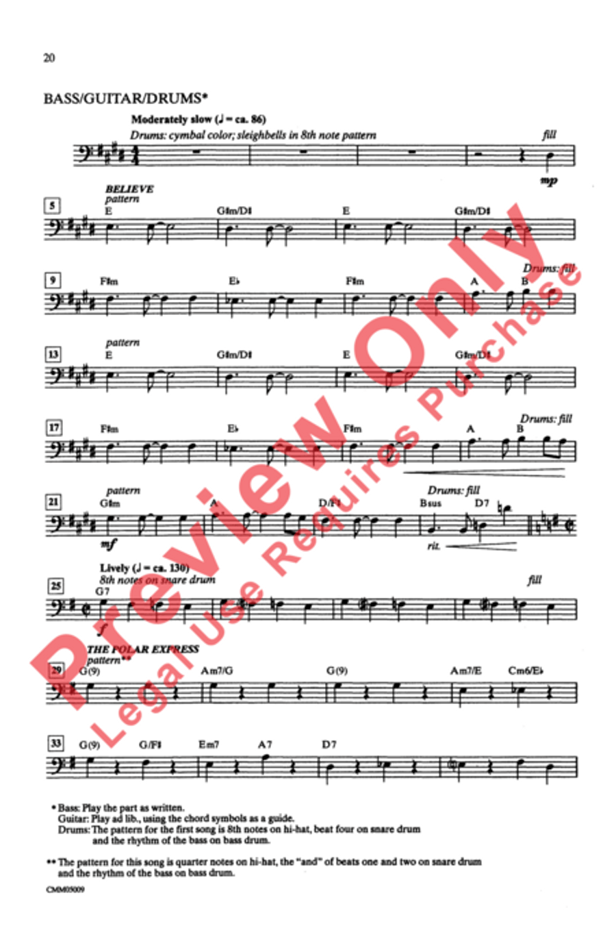 The Polar Express: A Choral Medley 4-Part scores gallery preview page 21
