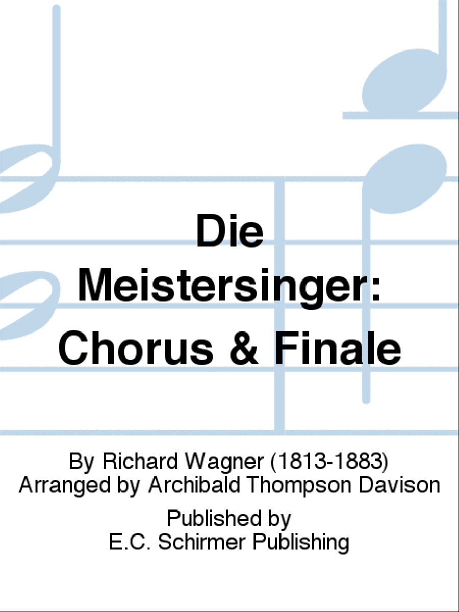 Die Meistersinger: Chorus & Finale TTBB scores gallery preview page 1