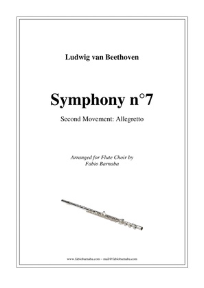 Book cover for Beethoven's "Allegretto" from Symphony n°7 - for Flute Choir