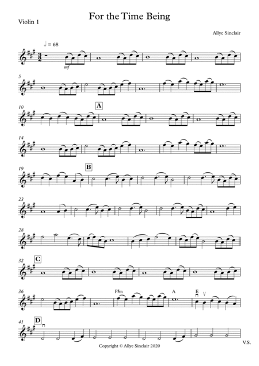 For the Time Being Cello scores gallery preview page 5
