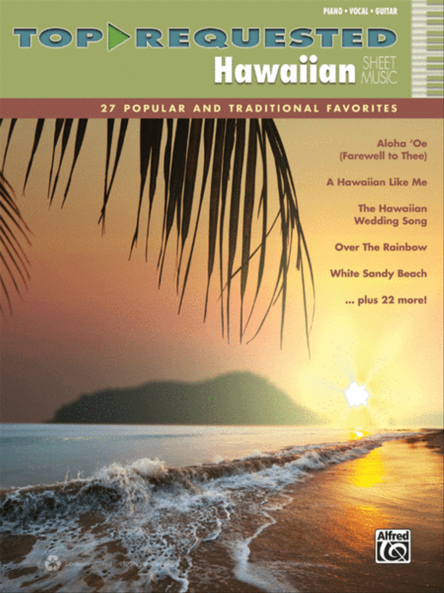 Top-Requested Hawaiian Sheet Music Piano, Vocal, Guitar scores gallery preview page 1