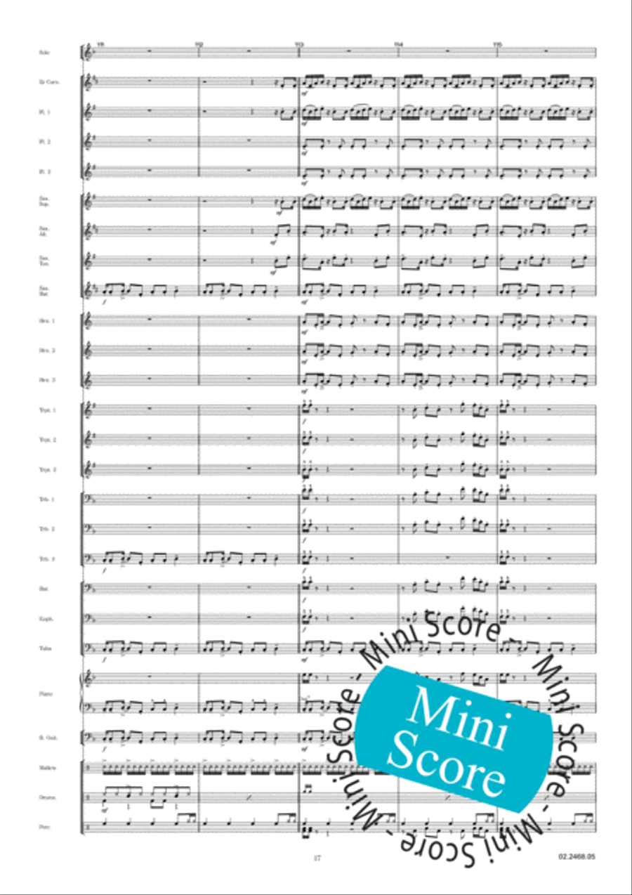 Gloria Estafette Gloria Estafette Big Band scores gallery preview page 21
