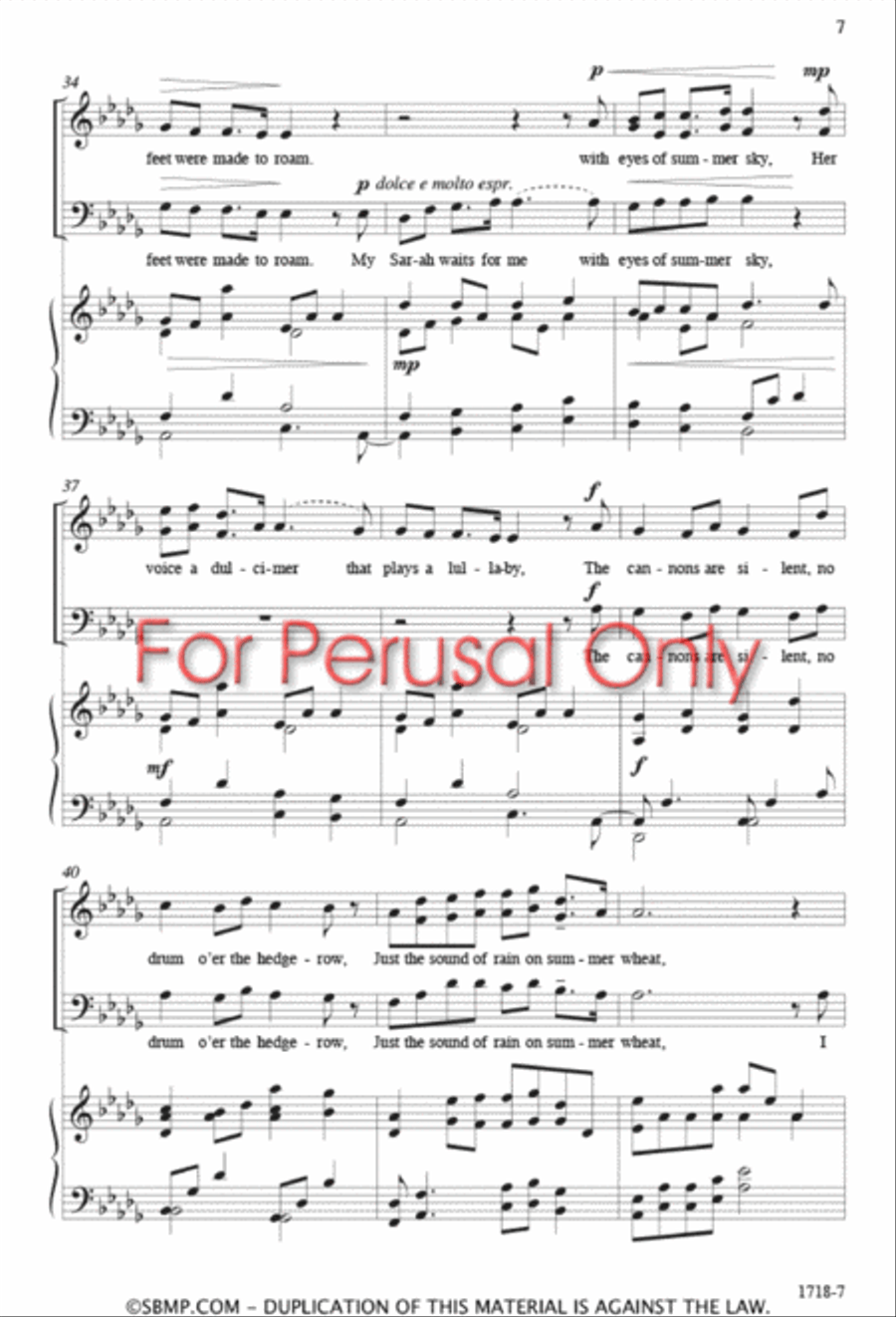 Dance for Love Dance for Love 3-Part scores gallery preview page 6
