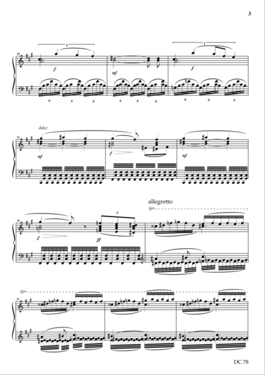 Three Impressionist Sketches Piano Solo scores gallery preview page 3