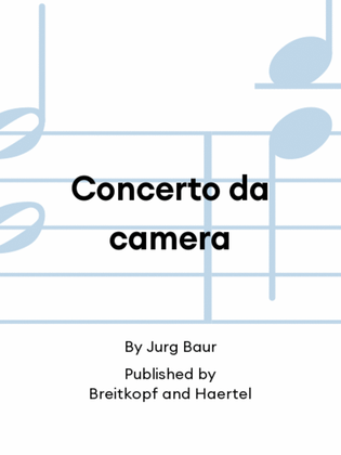 Concerto da camera