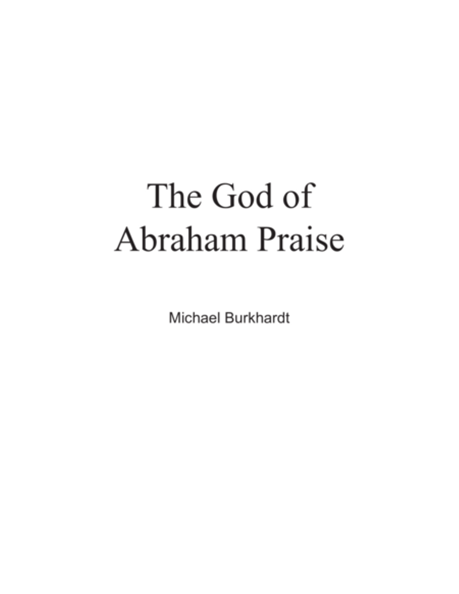 The God of Abraham Praise Choir scores gallery preview page 1