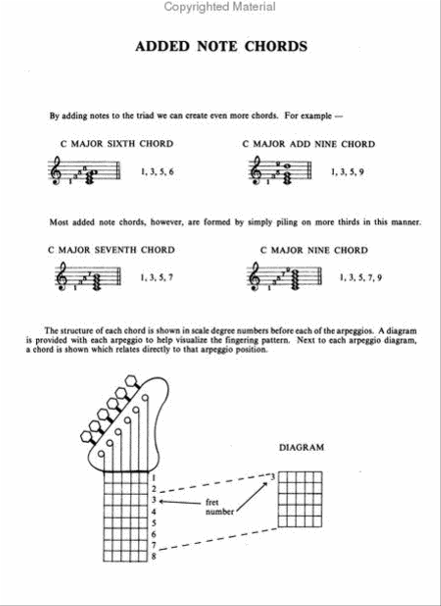 Jay Friedman -- Guitar Chords, Arpeggios & Studies Classical Guitar scores gallery preview page 2