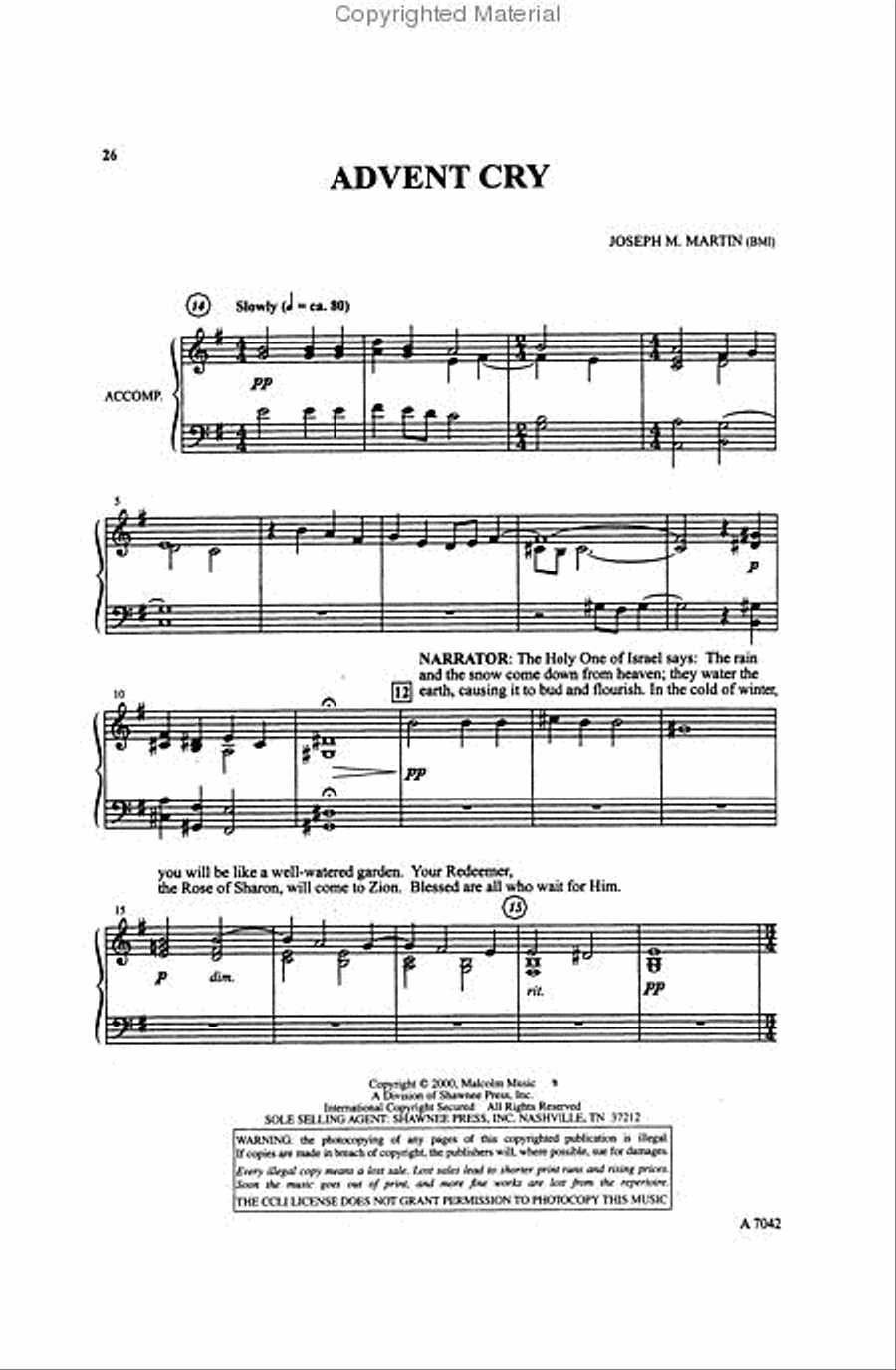 The Winter Rose 4-Part scores gallery preview page 4