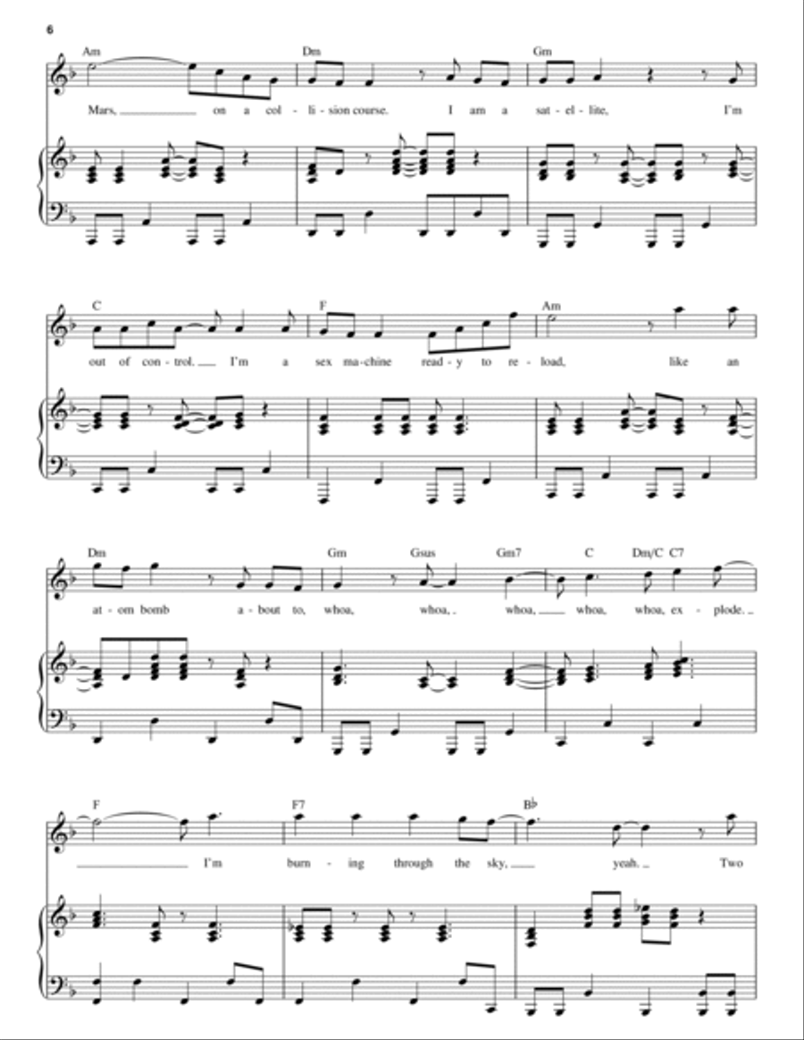 Don't Stop Me Now Piano scores gallery preview page 6
